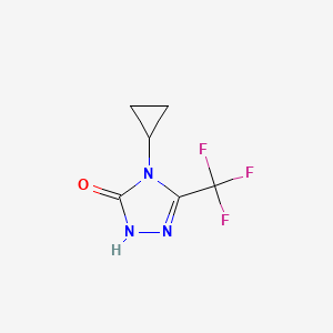 4-cyclopropyl-3-(trifluoromethyl)-4,5-dihydro-1H-1,2,4-triazol-5-one