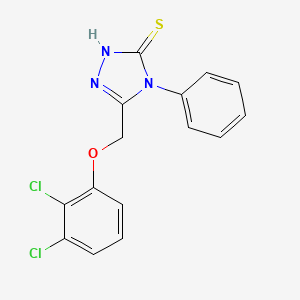 3-[(2,3-dichlorophenoxy)methyl]-4-phenyl-1H-1,2,4-triazole-5-thione