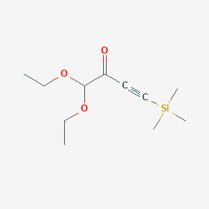 1,1-Diethoxy-4-(trimethylsilyl)but-3-yn-2-one