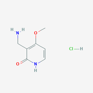 3-(Aminomethyl)-4-methoxypyridin-2(1H)-one hydrochloride