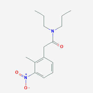 2-(2-Methyl-3-nitrophenyl)-N,N-dipropylacetamide