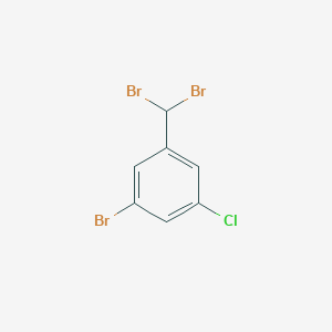 1-Bromo-3-chloro-5-(dibromomethyl)benzene