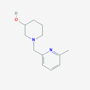 molecular formula C12H18N2O B2551521 1-((6-Methylpyridin-2-yl)methyl)piperidin-3-ol CAS No. 1497182-34-9