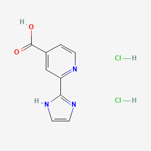 2-(1H-imidazol-2-yl)pyridine-4-carboxylic acid dihydrochloride