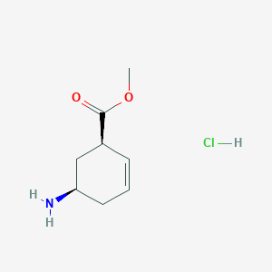 Methyl (1R,5R)-5-aminocyclohex-2-ene-1-carboxylate;hydrochloride