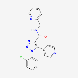 molecular formula C20H15ClN6O B2551537 N-(3,5-dimethoxyphenyl)-1-(1-ethyl-3-methyl-1H-pyrazolo[3,4-c]pyridin-7-yl)piperidine-4-carboxamide CAS No. 1207017-40-0