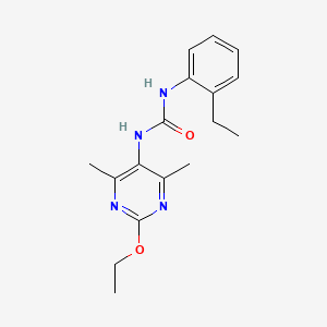 1-(2-Ethoxy-4,6-dimethylpyrimidin-5-yl)-3-(2-ethylphenyl)urea