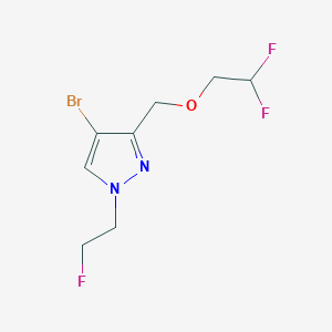 4-bromo-3-[(2,2-difluoroethoxy)methyl]-1-(2-fluoroethyl)-1H-pyrazole