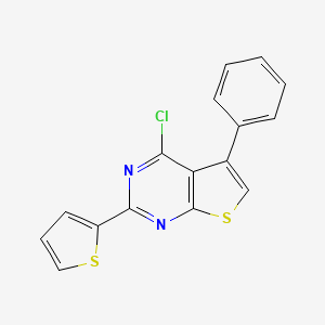 4-Chloro-5-phenyl-2-(thiophen-2-yl)thieno[2,3-d]pyrimidine