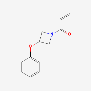 molecular formula C12H13NO2 B2551607 1-(3-Phenoxyazetidin-1-yl)prop-2-en-1-one CAS No. 2179724-05-9