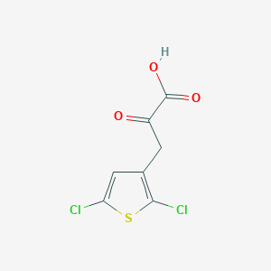 3-(2,5-Dichlorothiophen-3-yl)-2-oxopropanoic acid