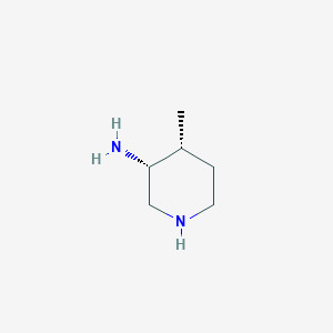 molecular formula C6H14N2 B2551611 (3R,4R)-4-甲基哌啶-3-胺 CAS No. 2031242-08-5