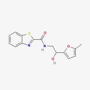 N-(2-hydroxy-2-(5-methylfuran-2-yl)ethyl)benzo[d]thiazole-2-carboxamide