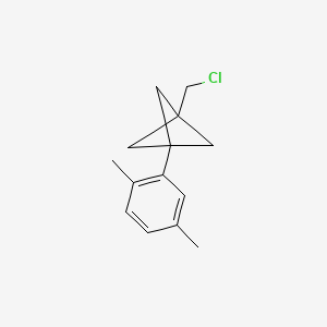 1-(Chloromethyl)-3-(2,5-dimethylphenyl)bicyclo[1.1.1]pentane