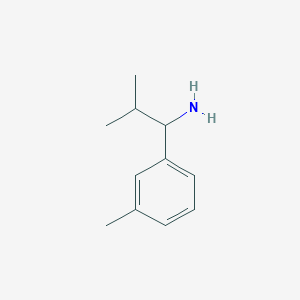 2-Methyl-1-(m-tolyl)propan-1-amine