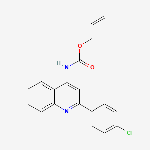 allyl N-[2-(4-chlorophenyl)-4-quinolinyl]carbamate