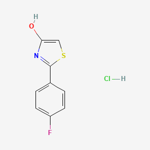 2-(4-Fluorophenyl)-1,3-thiazol-4-ol hydrochloride