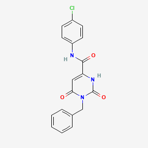 1-benzyl-N-(4-chlorophenyl)-6-hydroxy-2-oxo-1,2-dihydro-4-pyrimidinecarboxamide