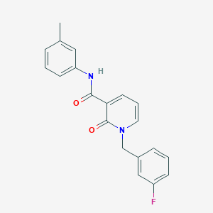 molecular formula C20H17FN2O2 B2551725 1-(3-fluorobenzyl)-2-oxo-N-(m-tolyl)-1,2-dihydropyridine-3-carboxamide CAS No. 899991-10-7