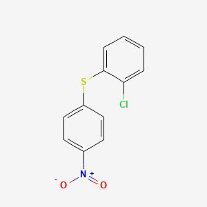 molecular formula C12H8ClNO2S B2551730 1-氯-2-[(4-硝基苯基)硫烷基]苯 CAS No. 33667-99-1