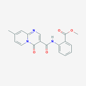 Methyl 2-[(8-methyl-4-oxopyrido[1,2-a]pyrimidine-3-carbonyl)amino]benzoate