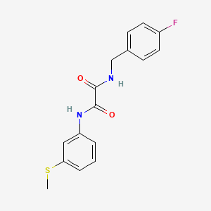 N1-(4-fluorobenzyl)-N2-(3-(methylthio)phenyl)oxalamide