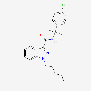 N-[1-(4-chlorophenyl)-1-methylethyl]-1-pentyl-1H-indazole-3-carboxamide