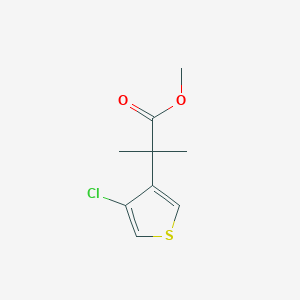 molecular formula C9H11ClO2S B2551741 2-(4-氯噻吩-3-基)-2-甲基丙酸甲酯 CAS No. 2375260-44-7