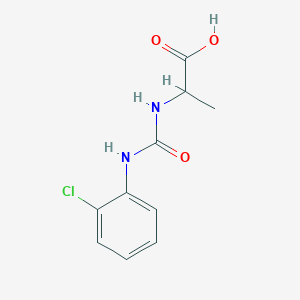 2-(3-(2-Chlorophenyl)ureido)propanoic acid