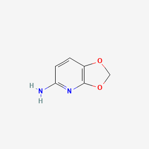 molecular formula C6H6N2O2 B2551784 2H-[1,3]Dioxolo[4,5-b]pyridin-5-amine CAS No. 1368345-12-3