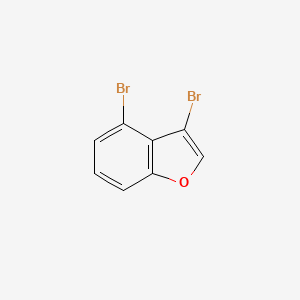 molecular formula C8H4Br2O B2551815 3,4-Dibromo-1-benzofuran CAS No. 1388041-06-2