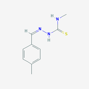 molecular formula C10H13N3S B255186 1-methyl-3-[(Z)-p-tolylmethyleneamino]thiourea 
