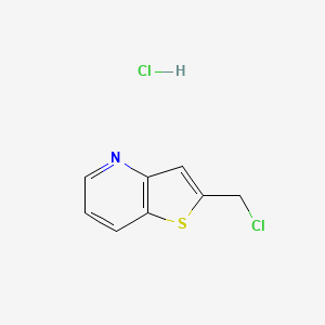 2-(Chloromethyl)thieno[3,2-b]pyridine;hydrochloride