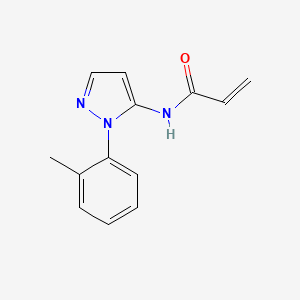 molecular formula C13H13N3O B2551913 N-[1-(2-methylphenyl)-1H-pyrazol-5-yl]prop-2-enamide CAS No. 2093735-01-2