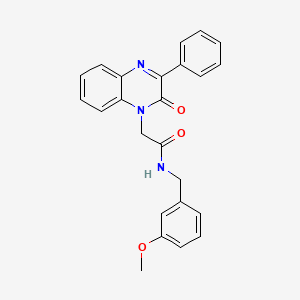 N-(3-methoxybenzyl)-2-(2-oxo-3-phenylquinoxalin-1(2H)-yl)acetamide