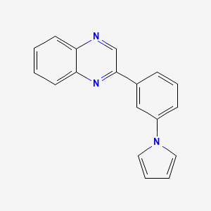 2-[3-(1H-pyrrol-1-yl)phenyl]quinoxaline