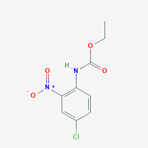 molecular formula C9H9ClN2O4 B255195 Ethyl 4-chloro-2-nitrophenylcarbamate 