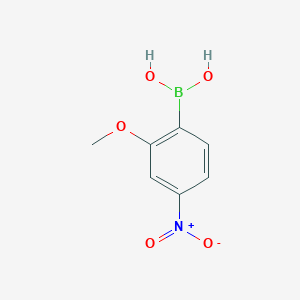 molecular formula C7H8BNO5 B2551963 (2-甲氧基-4-硝基苯基)硼酸 CAS No. 949892-13-1