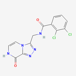 2,3-dichloro-N-((8-hydroxy-[1,2,4]triazolo[4,3-a]pyrazin-3-yl)methyl)benzamide