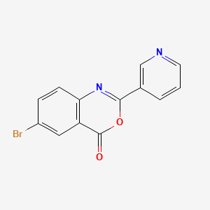 6-Bromo-2-pyridin-3-yl-3,1-benzoxazin-4-one