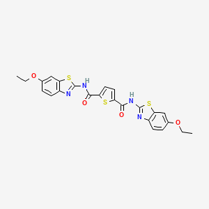 N2,N5-bis(6-ethoxybenzo[d]thiazol-2-yl)thiophene-2,5-dicarboxamide