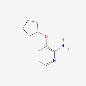 molecular formula C10H14N2O B2551989 3-Cyclopentyloxypyridin-2-amine CAS No. 1152595-98-6