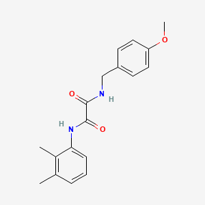 molecular formula C18H20N2O3 B2552006 N-(2,3-dimethylphenyl)-N'-(4-methoxybenzyl)ethanediamide CAS No. 404361-37-1