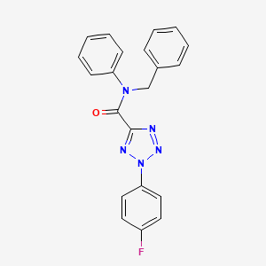 N-benzyl-2-(4-fluorophenyl)-N-phenyl-2H-tetrazole-5-carboxamide