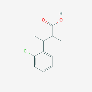 3-(2-Chlorophenyl)-2-methylbutanoic acid