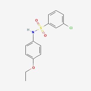 3-chloro-N-(4-ethoxyphenyl)benzenesulfonamide