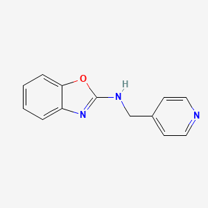 molecular formula C13H11N3O B2552069 N-(4-pyridinylmethyl)-2-benzoxazolamine CAS No. 106245-01-6