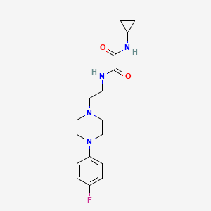 N-cyclopropyl-N'-{2-[4-(4-fluorophenyl)piperazin-1-yl]ethyl}ethanediamide