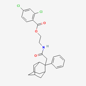 2-[[2-(2-Phenyl-2-adamantyl)acetyl]amino]ethyl 2,4-dichlorobenzoate