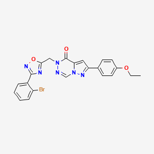 1-ethyl-7-(4-{[4-(3-methoxyphenyl)piperazin-1-yl]carbonyl}piperidin-1-yl)-3-methyl-1H-pyrazolo[3,4-c]pyridine